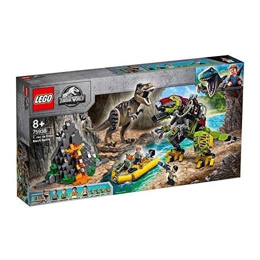 LEGO Jurassic World T. rex vs Dino Mech Battle