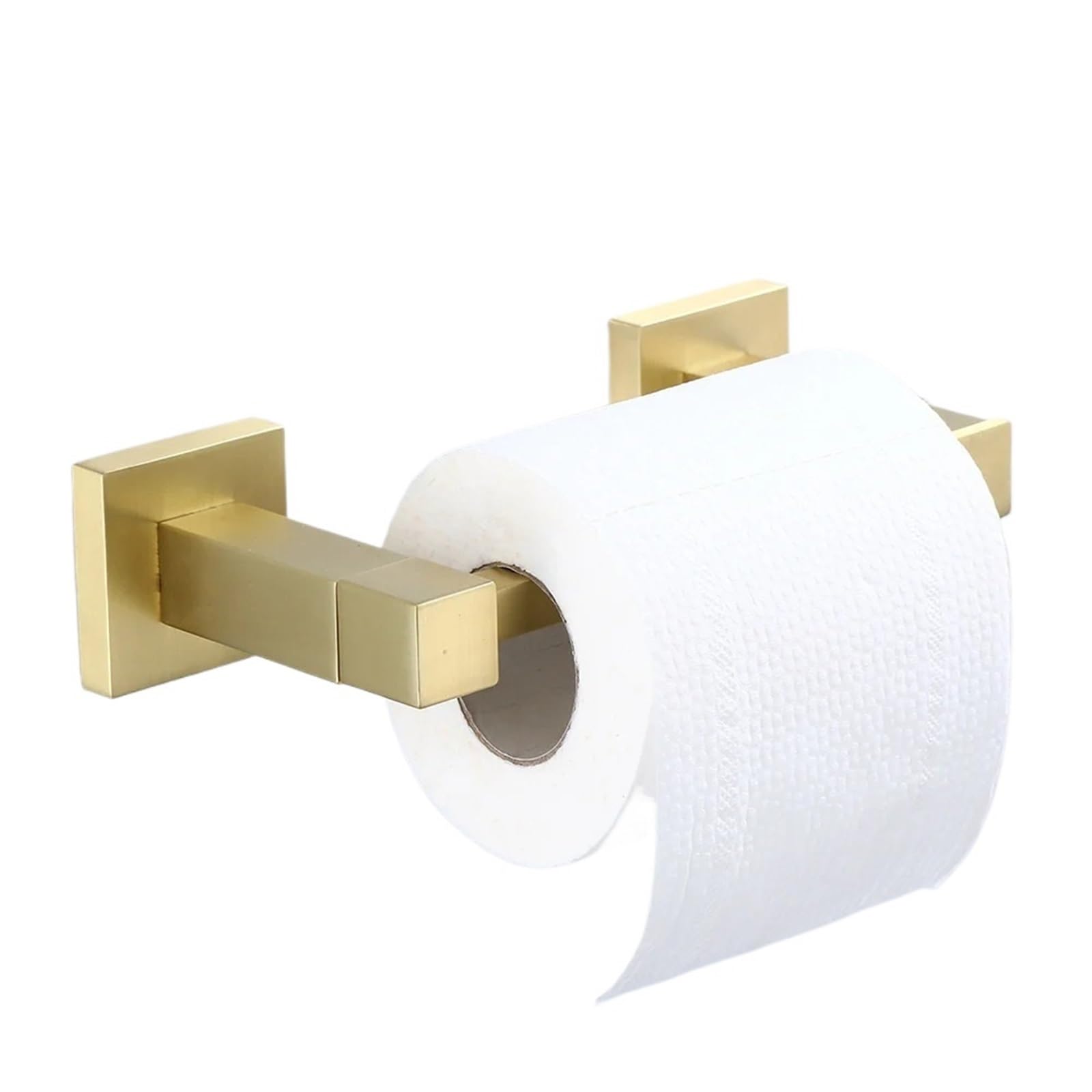 Portarrollos Papel Higienico Soporte for Papel de Cocina, dispensador de Papel higiénico, gabinete, Estante for servilletas de Almacenamiento, Colgador de pañuelos for organización del baño(Brushed)