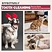 Leoezx Pet Tooth Cleaning Finger Wipes (50Pcs),Dog Teeth Cleaning Wipes,Dog Dental Cleaning Finger Sleeves,Reduces Plaque & Freshens Breath,Freshens Breath, Safe and Natural