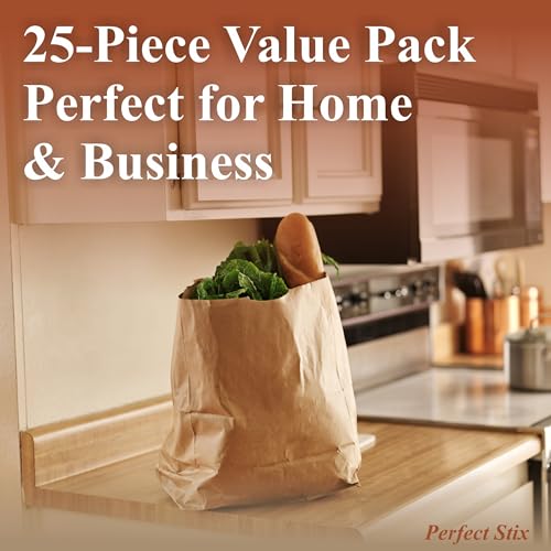 57 Lb Kraft Brown Paper Bags- Pack of 25ct - Thumbnail 4