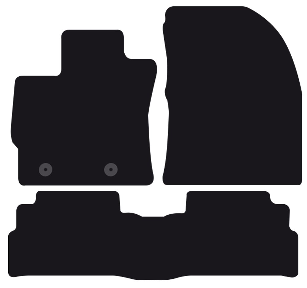 Tappeto Auto 000135053 Cora Set 4 Tappeti Moquette Actualfit Grigio Mod. 3 Tappetini Moquette Su Misura