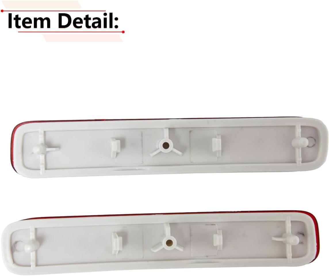 RLB-HILON Rear Bumper Reflector Compatible with Toyota Highlander 2012 2013 Year