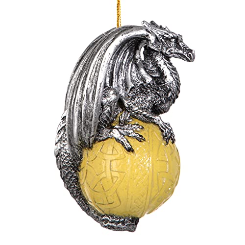 Design Toscano Cl5541 Protector Of The Gothic Portal Celtic Dragon Holiday Ornament Statue, Full Color, 4 Inch #TOP3