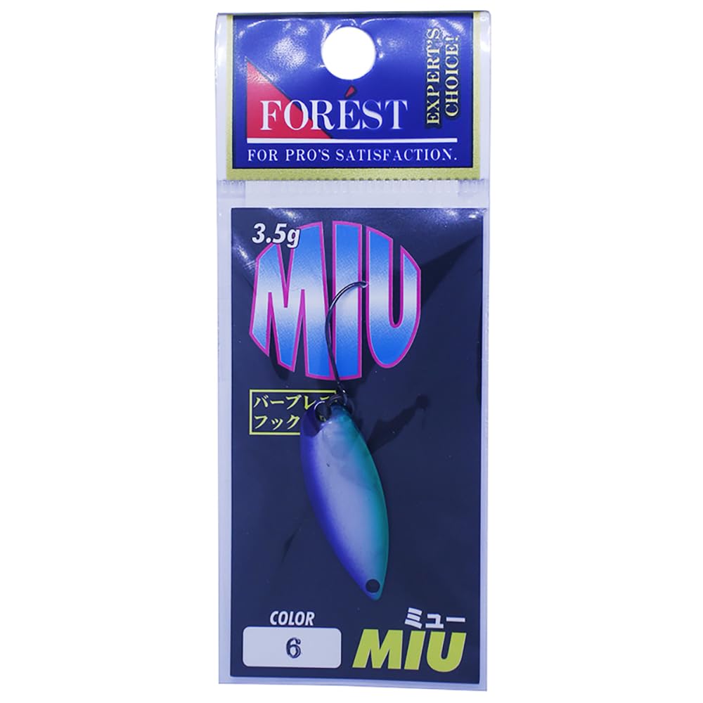 Amazon.com : Forest MIU Lure, 0.1 oz (3.5 g), No.06 Spoon : Sports