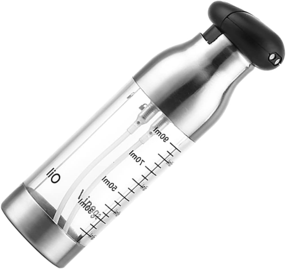Luxshiny Cooking Oil Dispenser Sprayer Oil Spray Bottle Kitchen Storage Bottle Practical Nozzle Non-