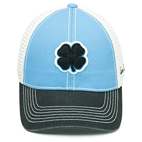 Black Clover Two Tone Vintage 19 Black/White Stone Mesh Snapback Adj. Cover