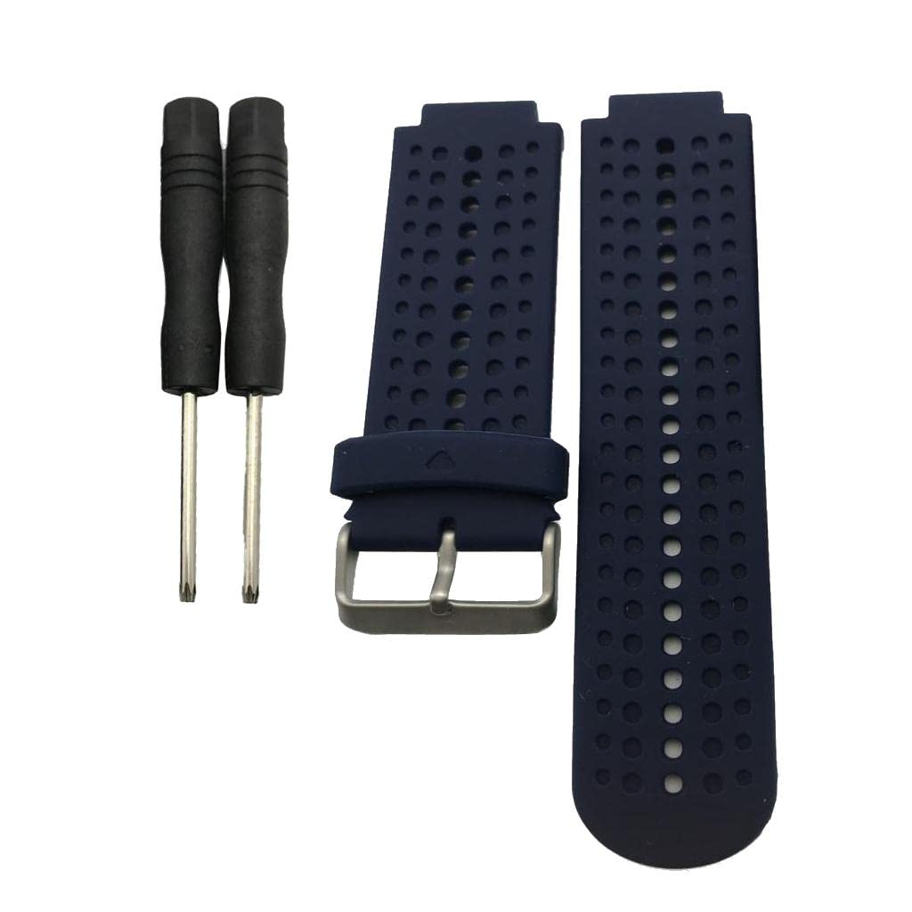 CALANDIS™ Silicone Bands Universal for Garmin Forerunner 220 230 235 620 630 Dark Blue | Fit Tech Parts & Accessories | Fitness Technology | Fitness, Running & Yoga-image-34