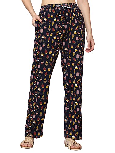 Image of Womens 100% Cotton Loungwear Pyjama Pant-pack of 1