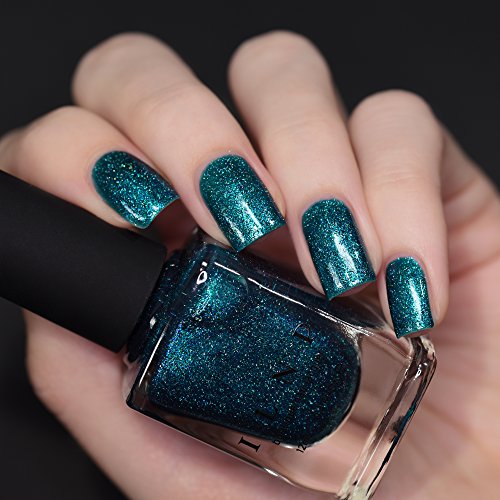 Image of ILNP Party Favor - Vivid Teal Holographic Nail Polish