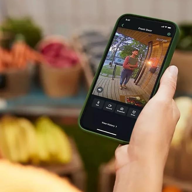 Miniatura 4 de ecobee Cámara de timbre de video inteligente (con cable) + 2 sensores inteligentes para puertas y ventanas