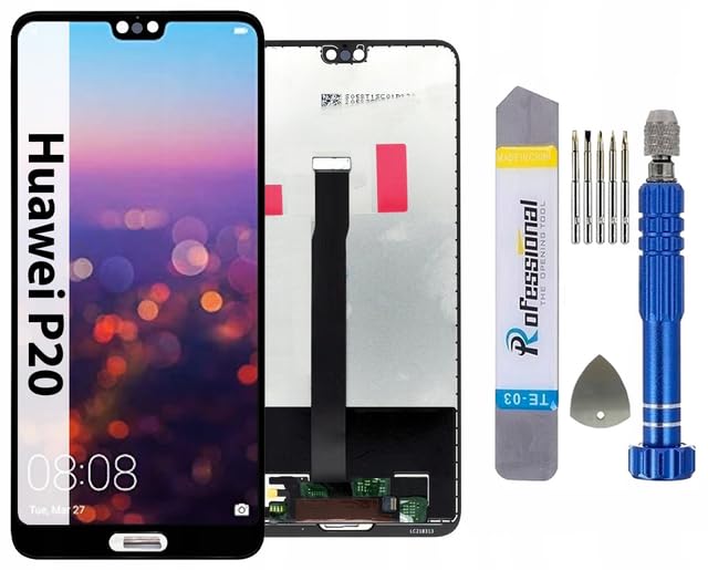 【Display su misura per Huawei P20】 Compatibile solo con Huawei P20 EML-L09 schermo in vetro Assembly di ricambio nero. Il nostro display ti aiuta a risolvere problemi come: schermo difettoso o bianco, pixel morti, scarsa qualità dell'immagine o cattivo tocco.Recupero di file, foto e altri dati importanti sul tuo telefono. Importante! Si prega di verificare la versione dello smartphone prima dell'acquisto