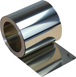 Tong Gu 10cm Titanium Foil Sheet Plate Material 99.8% Pure 0.1-0.5mm Thick x 10cm Wide (Length x Width: 100 x 100mm, Thickness: 0.4mm)