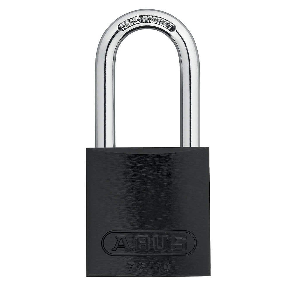 Lockout Padlock, KA, Black, 1/4 in, PK12