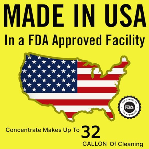 Multi-Purpose Probiotic Enzyme Citrus Cleaner, 1/2 Gallon (64 oz.) - Pet Stain and Odor Remover - Concentrated - Professional & Home Strength Drains, Floors, Bathrooms, Toilets Trash Can, Made in USA by GELEAN - Used condition - Image 7