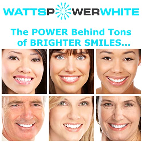 Watts Power 35% Dual Action Teeth Whitening Gels Huge 10Ml - 4 Huge 10Ml Gels Plus Aftercare Gel - Optimized Otc Dual Action For Surface And Deep Stains For Quick Results - Made In The Usa - Kosher #TOP4