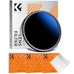 K&F CONCEPT 82mm Variable ND Filters ND2-2000, Neutral Density ND2 to ND2000 Filters for DSLR Lens Nano-coating Waterproof
