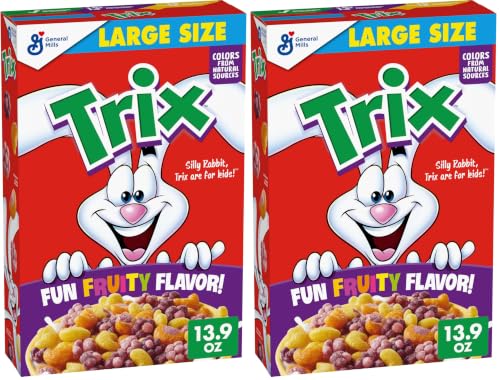 Trix Breakfast Cereal, 6 Fruity Shapes, Made...