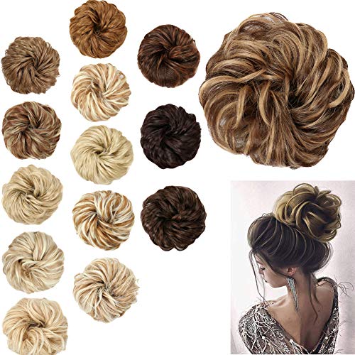 MayShow Messy Bun Hair Piece Extensions Ponytail Hair Scrunchies Hairpieces Synthetic Ponytail for Women (8H22#)