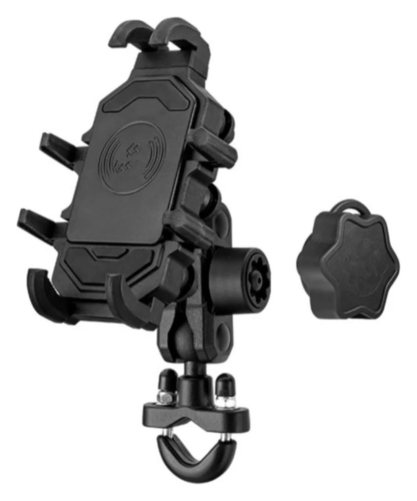 Scheda Staffa Navigazione Supporto Per Telefono Per Moto Vista A 360° Antiurto Antifurto Fissaggio A Otto Artigli Staffa Per GPS Clip Per Scooter Da Equitazione Staffa Di Navigazione