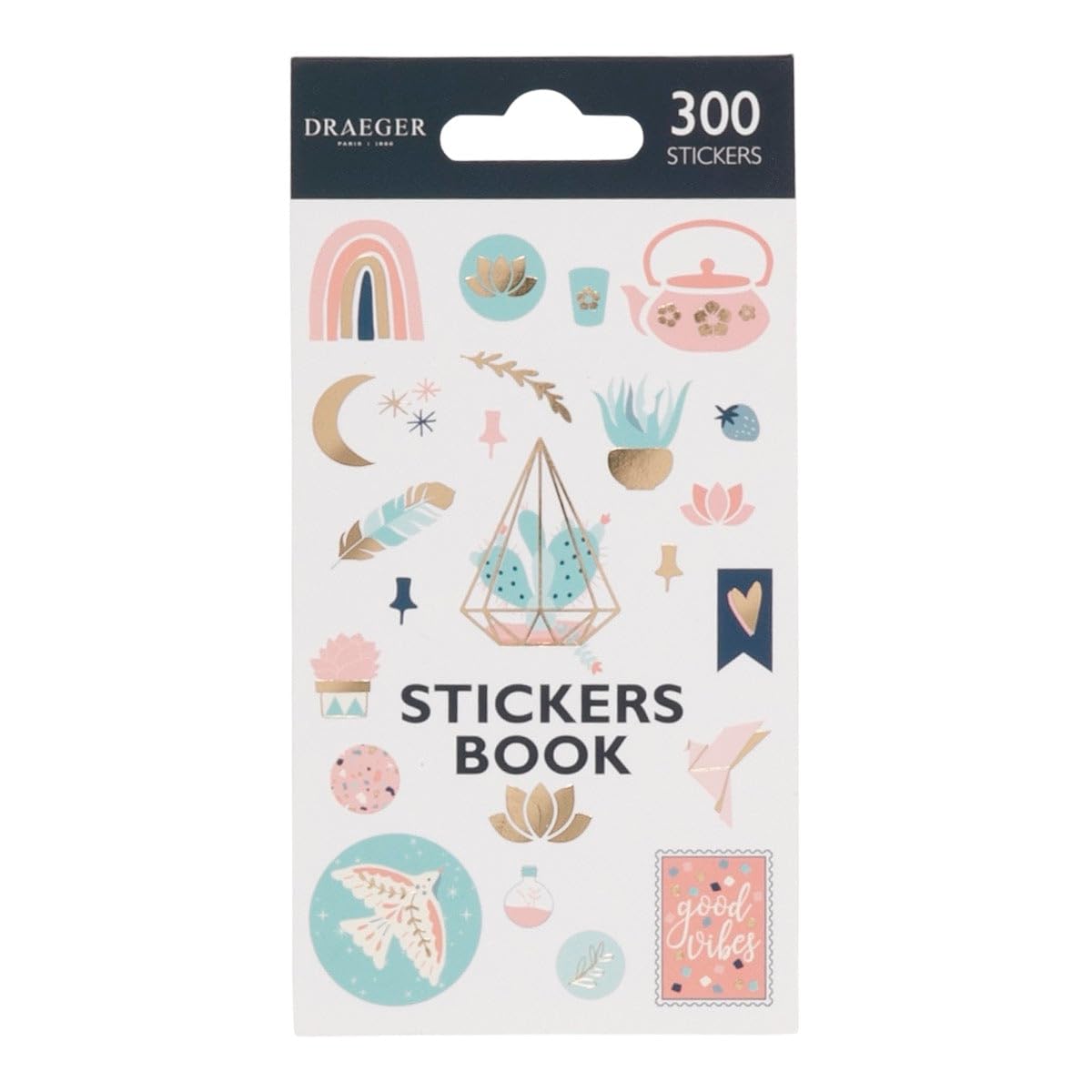 Draeger Paris Feel Good - Pegatinas adhesivas (300 piezas)