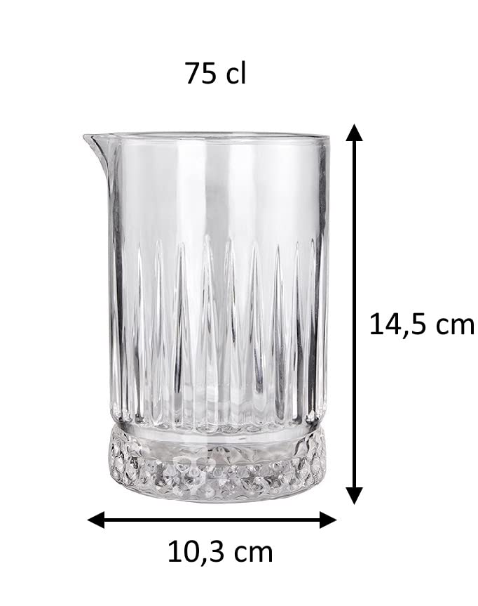 Bicchiere Da Miscelazione Cocktail7 M-TAKA 480 Ml - Vetro Soffiato A Mano, Giapponese, Per Bar E Home Mixology - Foto 6
