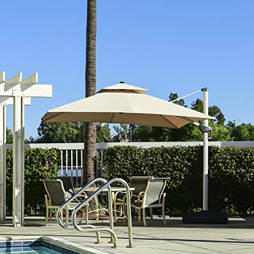 Purple Leaf 10ft Patio Umbrella - Image 2