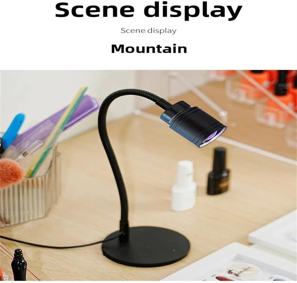 Foot Pedal Nail Dryer Light UV Clip-on Desk USB Gel Nails ongle Manicure Salon Tool Adjustable Focal Length