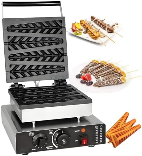 Waffle Maker with Both Sides Heating (110V/220V) - Uniform Heatin...