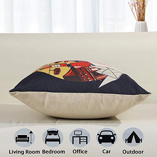JOTOM Fodera per Cuscino Giapponese Mt. Fuji