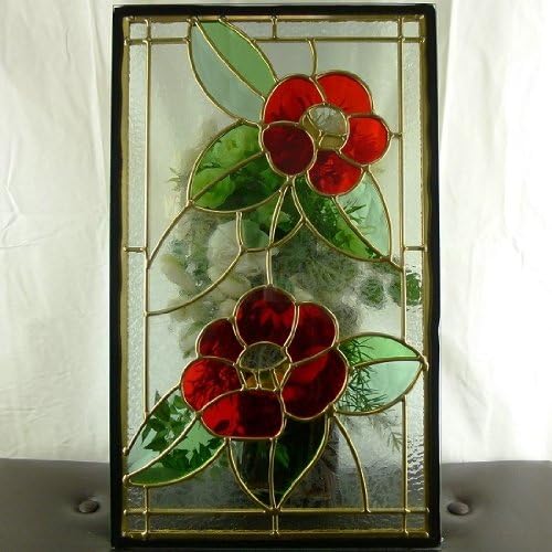 ステンドガラス窓ドア壁材料三層デザインパネルハンドメイド手作り高級ステンドグラスsgsm304