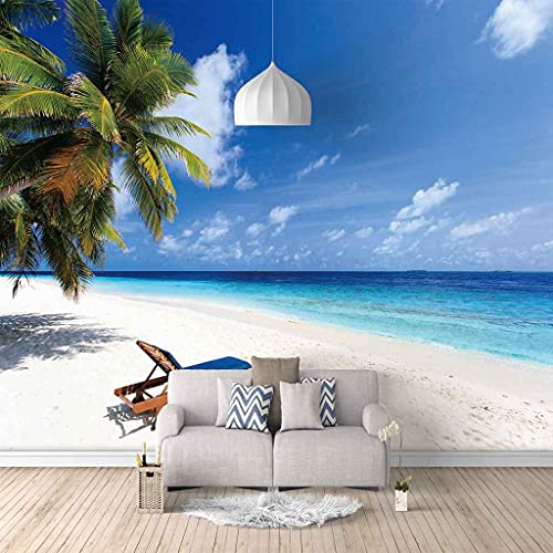 Grandes peintures murales 3D paysage de mer pour masquer un mur vide
