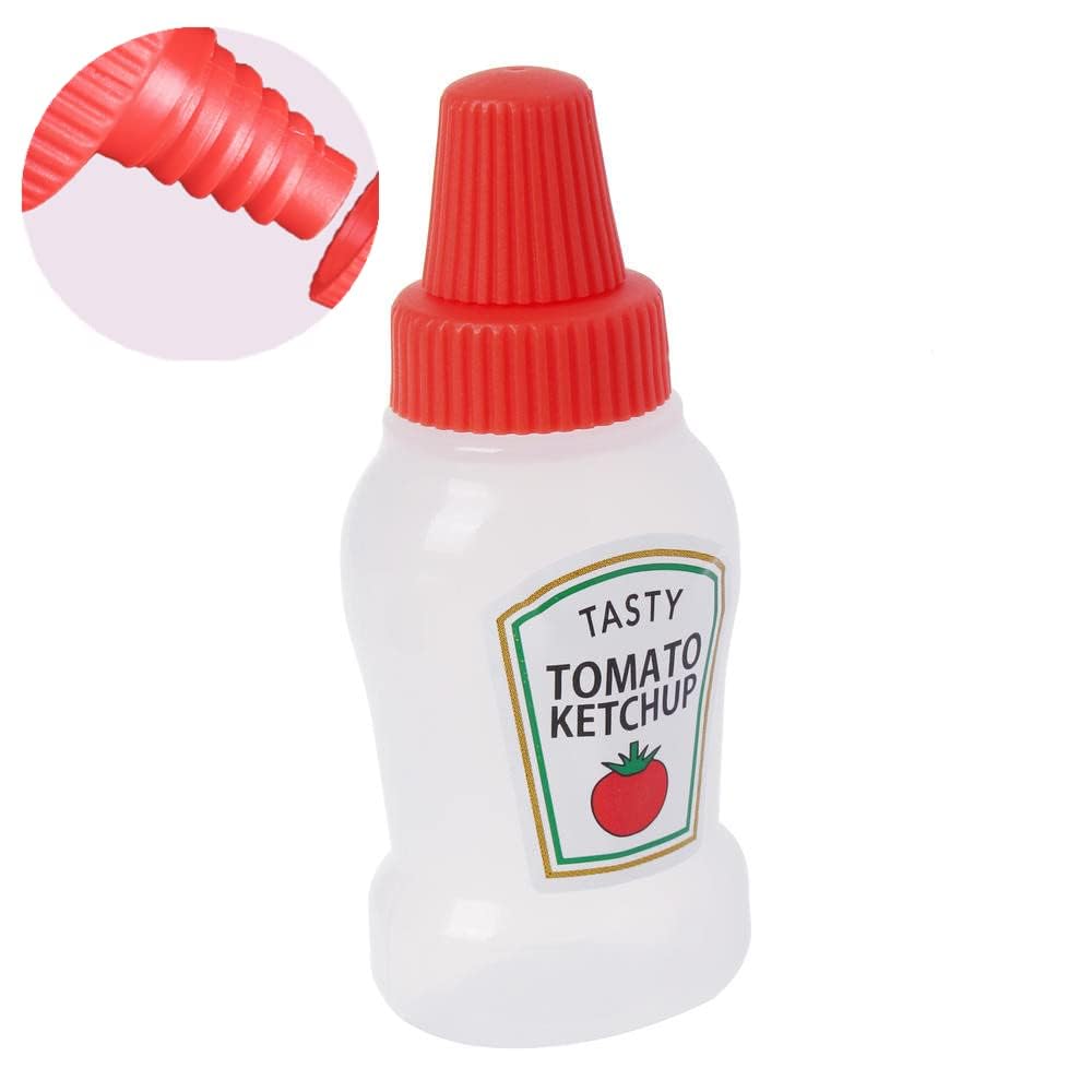 Mini Bouteilles De Compression De Condiments, 8pcs 25 ML Mini Bouteille