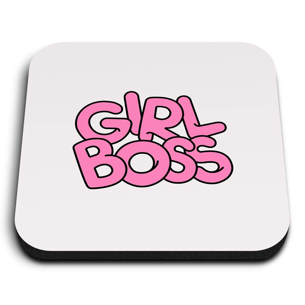 Destination Vinyl Ltd Girls Multicolor 1 X Square Mdf Fridge Magnet - Boss Ny Office Joke 14725