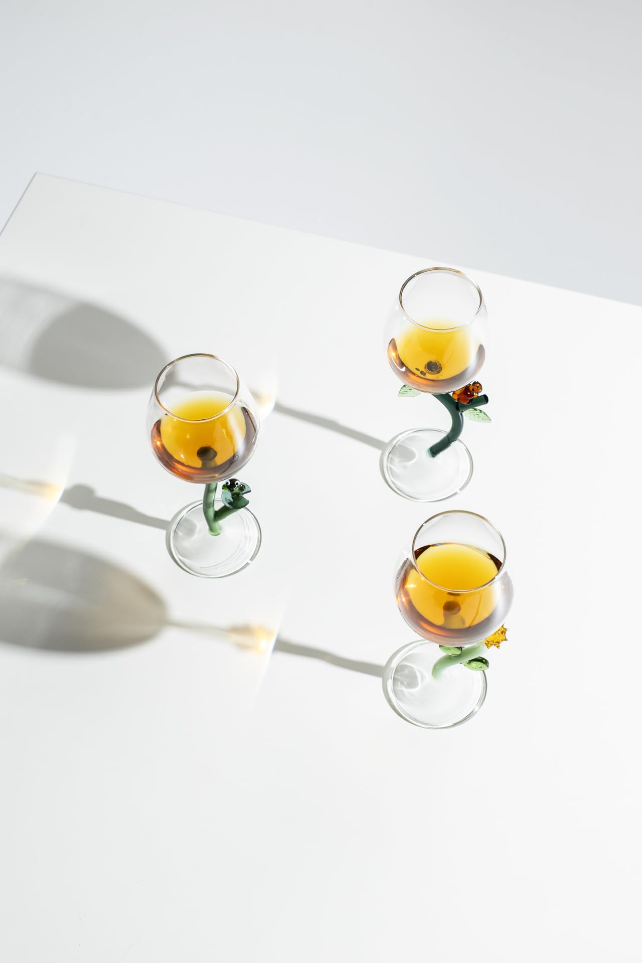 Ichendorf Milano Calice Rana, Collezione Animal Farm, 35 cl, Vetro Borosilicato, Fatto a Mano