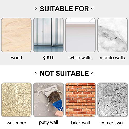 Soporte para Multitomas para Pared Adhesivo 3 Pcs miniatura 5
