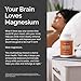 BRAINMD Dr Amen Magnesium Chewables, Citrus - 60 Chewable Tablets - Essential Mineral for Optimal Cell Function - Supports Memory & Focus - Gluten Free - 60 Servings