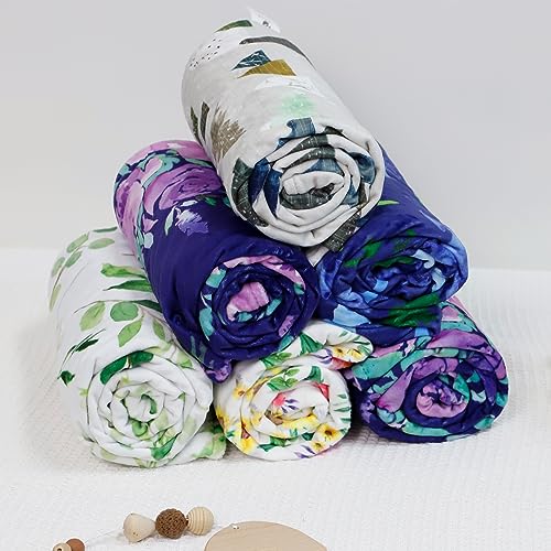 Tanofar BABY BLANKETS- PURPLE GREY FLOWER Baby Blankets Purple Floral Minky Toddler Blanket For Boys Girls, Dotted Backing, Double Layer, Crib Receiving Blanket, For Nursery/Stroller/Toddler Bed/Carseat thumb #7