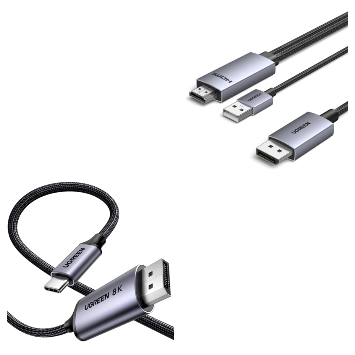 Amazon.com: UGREEN Bidirectional USB C to DisplayPort 1.4 Cable 8K