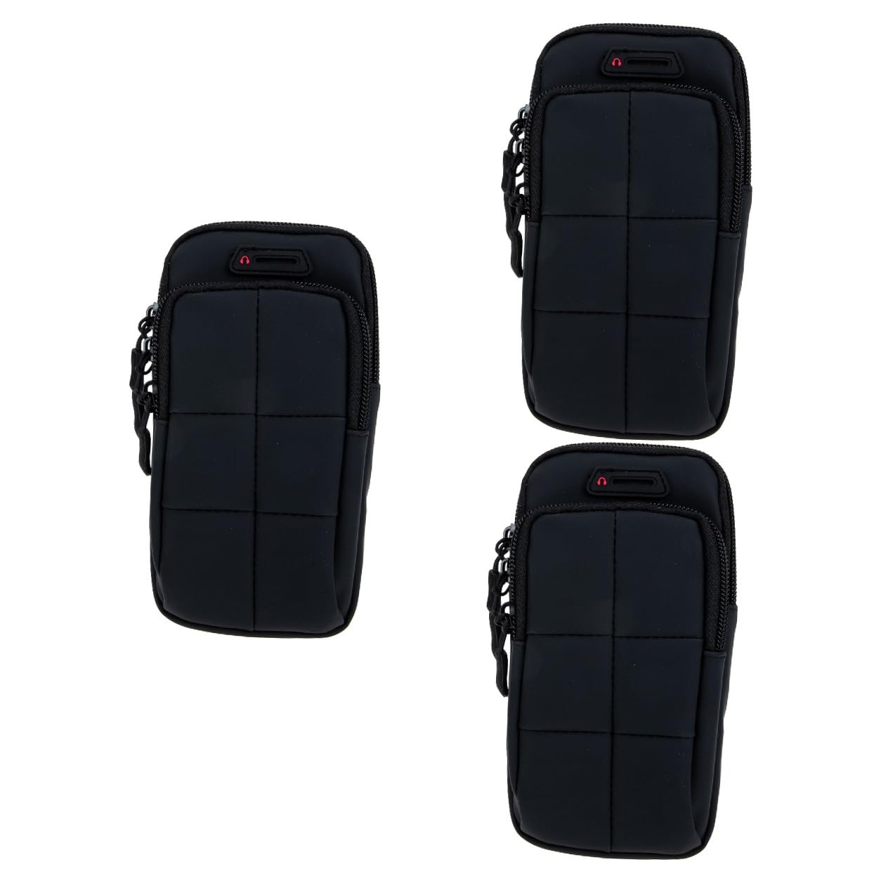 UPKOCH 3pezzi Armband Per Smartphone Elastico Per Attività Sportive Custodia Leggera Per Telefono Da Braccio Design Pratico e Comfortevolper Esercizi All Aperto Adatto Tutti Modelli Di