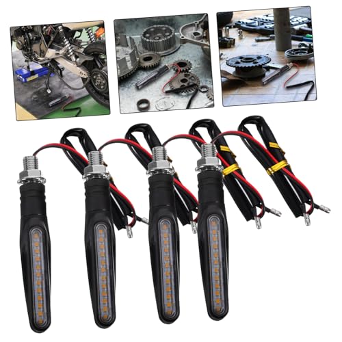 VICASKY 4Pcs Sinal De Volta Da Motocicleta Acessórios Da Motocicleta Luzes LED Para Motocicleta Luze