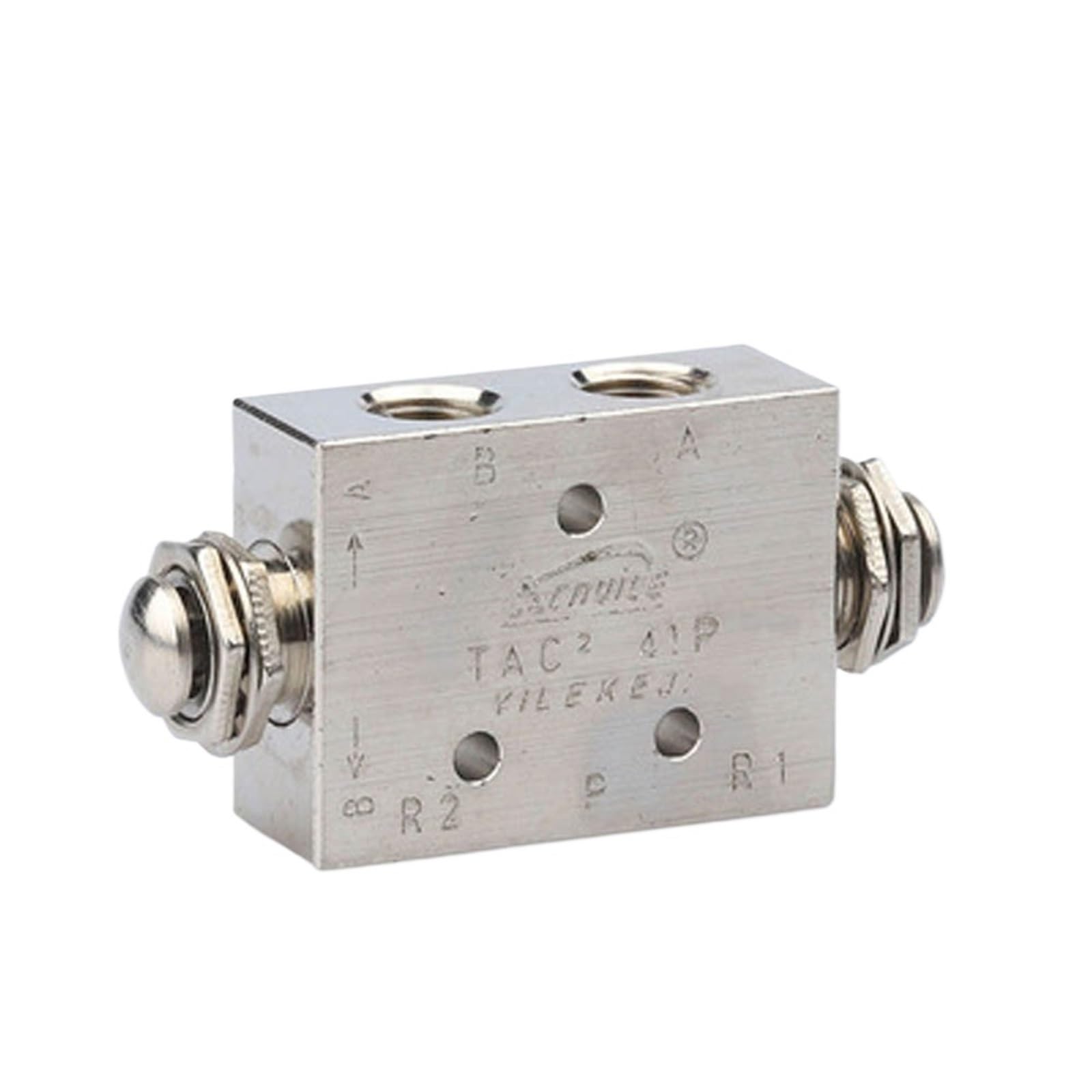 Xncdbvypa Tac2-41Pp Pneumatic Mechanical Valve Tac-3V 3P 3S 4V 4P Push Button Air Switch Tac2-31V 31P 41V 41P(Tac2-41Pp)
