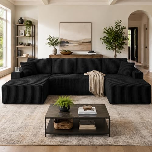 124" Cloud Boneless Sectional