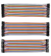 FORIOT 120Pcs Dupont Wire Breadboard Jumper Wires Prototype Board 3 * 40Pcs Male to Male, Male to...