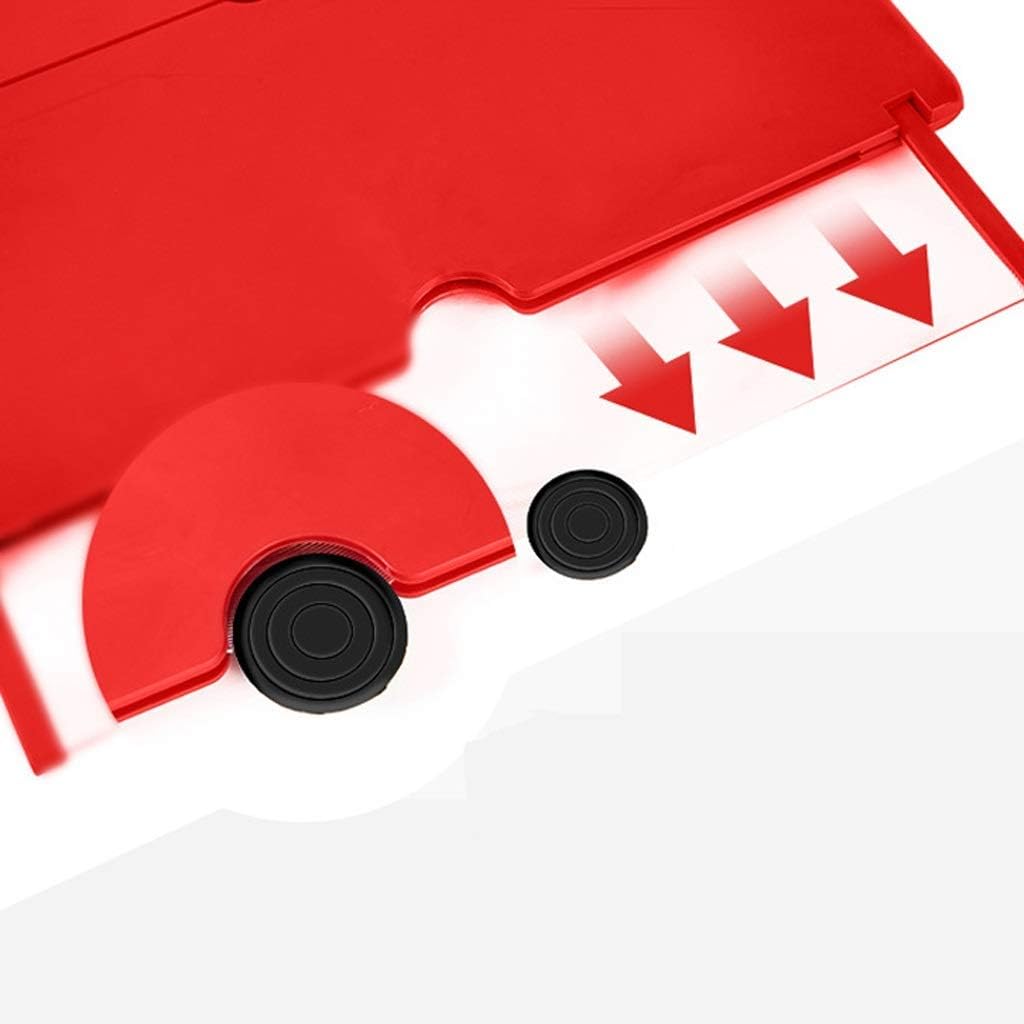 HD Mobile Phone Screen Magnifier Amplifier Movie Video Mobile Phone Large Screen Projector with Speaker All Smartphone Accessories for iPhone and Android (Color : White) (Red)