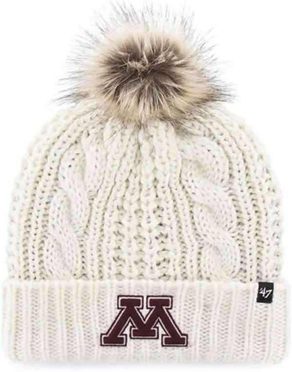 47 Minnesota Golden Gophers Brand Womens Meeko Pom Knit