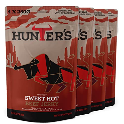 Hunters Sweet Hot Beef Jerky 1kg Pack