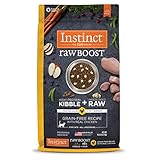 Instinct Raw Boost Grain Free Dry Cat Food, High Protein Real Chicken Kibble + Freeze Dried Raw Cat Food, 10 lb. Bag