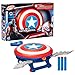 Marvel Studios Captain America Brave New World NERF Skyshot Blaster, Shield Roleplay Toy, Super Hero Toys for Kids 5 and Up