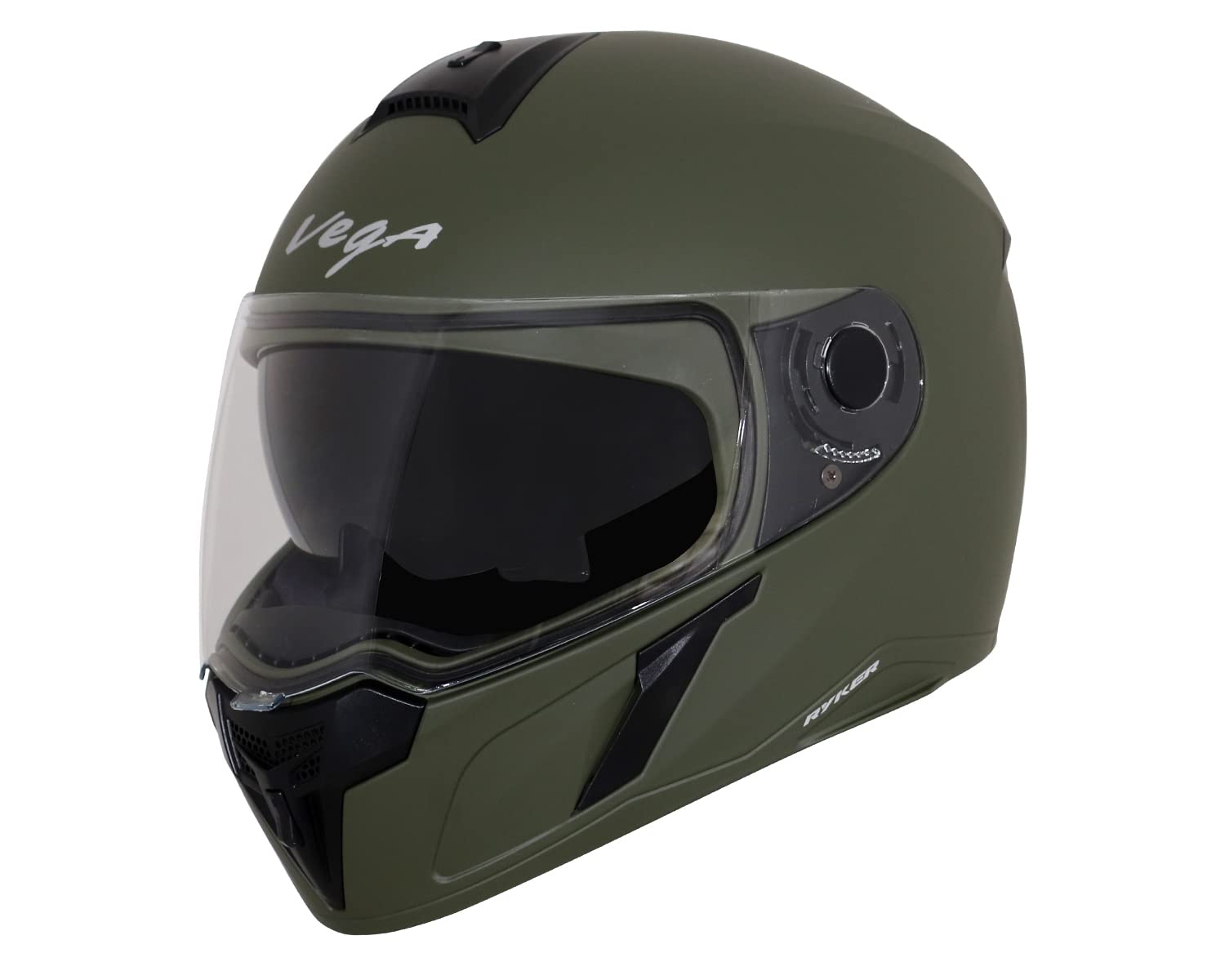 Vega Ryker D/V Dull Battle Green Helmet-L (B07L3ZM78F) Amazon Price History, Amazon Price Tracker