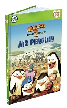 Toy Leapfrog LeapReader & Tag Activity Storybook Madagascar: Escape 2 Africa Air Penguin Book
